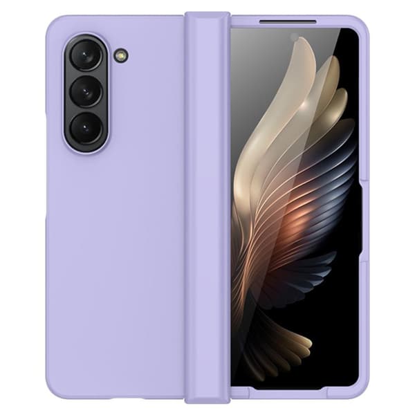 SKALO Samsung Z Fold5 Skin-touch Fold Suojakuori - Violetti