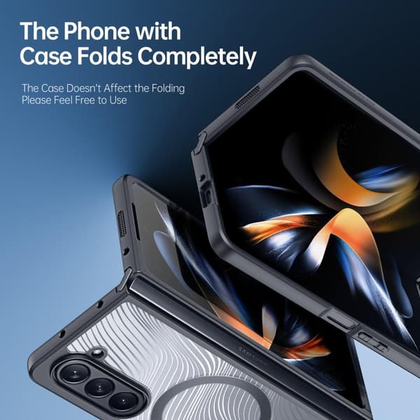 DUX DUCIS Samsung Z Fold5 Aimo Series Magnetring Skal - Svart
