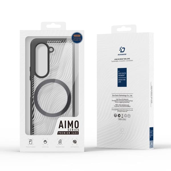 DUX DUCIS Samsung Z Fold5 Aimo Series Magnetring Skal - Svart