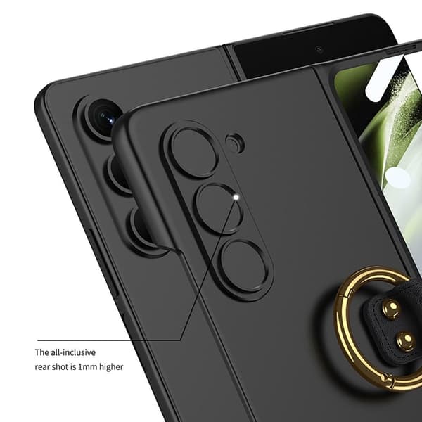 SKALO Samsung Z Fold5 GKK Fold Rengas kuori - Musta