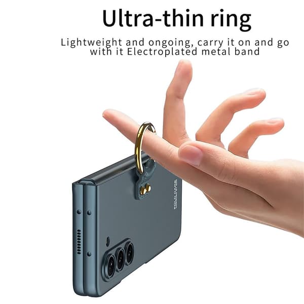 SKALO Samsung Z Fold5 GKK Fold Rengas kuori - Musta