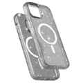 Pikkukuva 4 / 6: SKALO iPhone 15 Glitter Magnetic Ring TPU Suojakuori - Musta