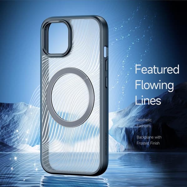 DUX DUCIS iPhone 15 Aimo Series Magnetic Ring Cover - Sort