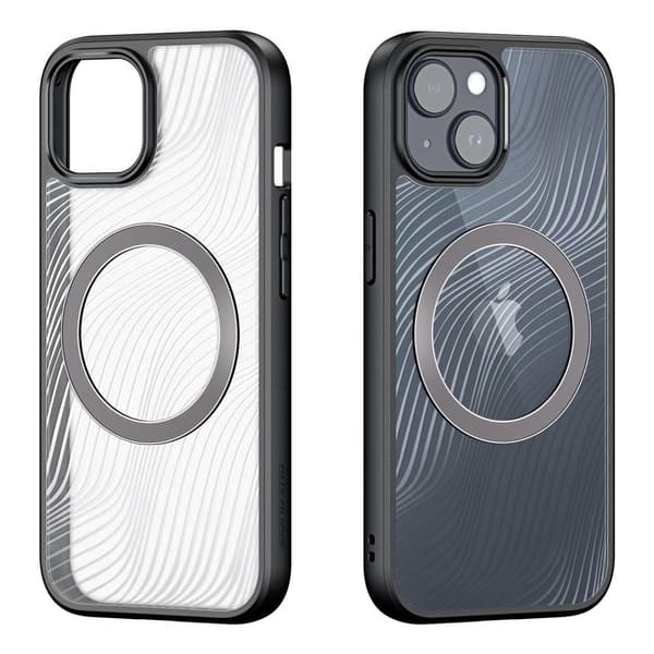 DUX DUCIS iPhone 15 Aimo Series Magnetic Ring Cover - Sort