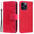 Pikkukuva 1 / 7: SKALO iPhone 15 Pro Max Mandala lompakkokotelo - Punainen