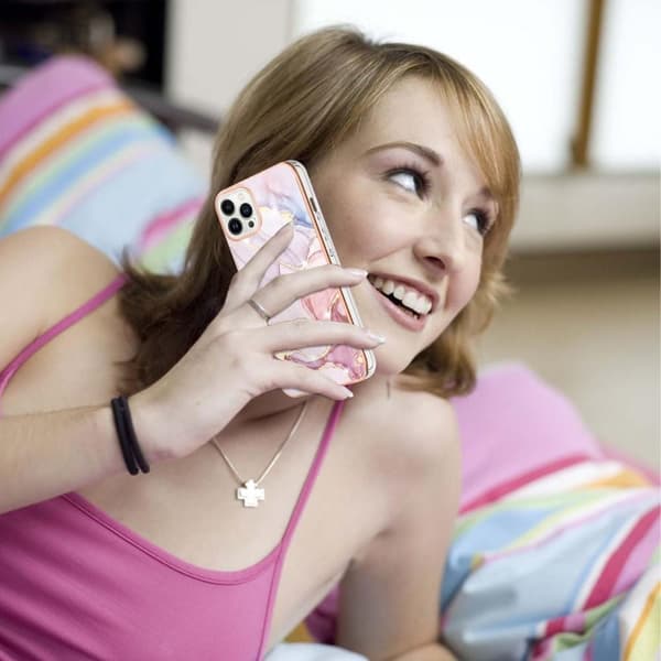 SKALO iPhone 15 Pro Max Marmor TPU-cover - #1