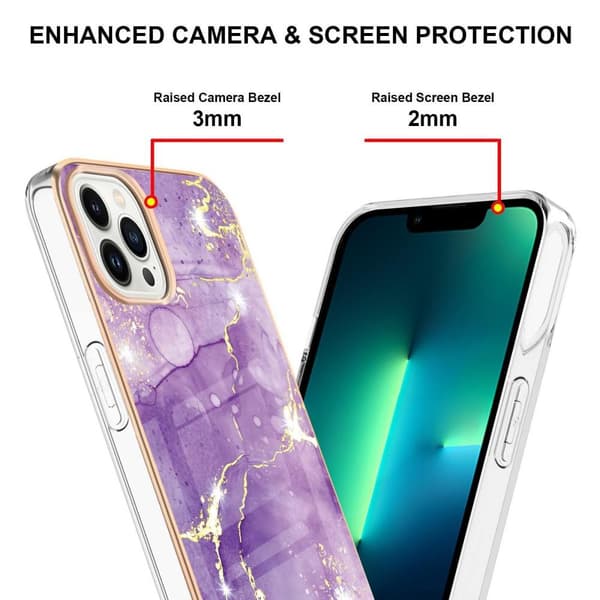 SKALO iPhone 15 Pro Max Marmor TPU-cover - #2