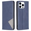 Pikkukuva 1 / 7: iPhone 15 Pro BINFEN COLOR Kohokuvioitu Lompakkokotelo - Sininen