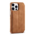 Pikkukuva 10 / 10: SKALO iPhone 15 Pro LC.IMEEKE Lompakkokotelo PU-nahkaa - Ruskea