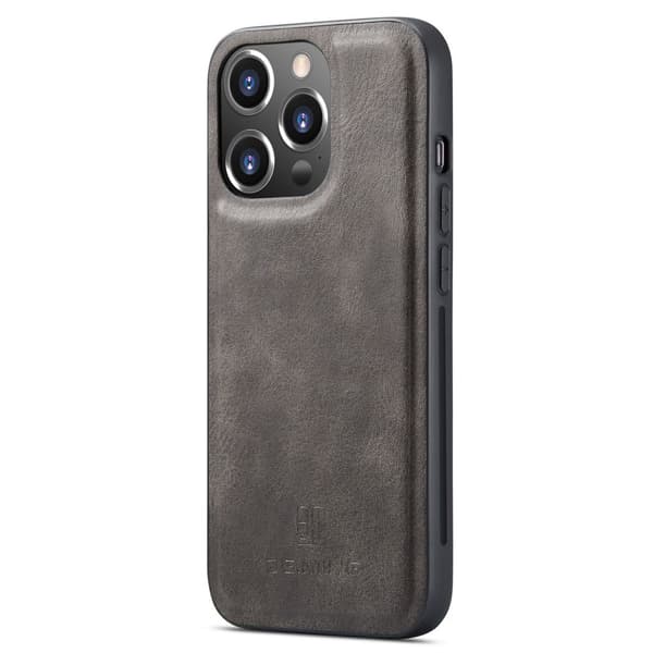 DG MING iPhone 15 Pro 2-in-1 magneetti lompakkokotelo - Harmaa