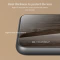 Pikkukuva 2 / 7: SKALO iPhone 15 Pro Max Wood karkaistu lasi TPU-suojakuori - Viininpunainen