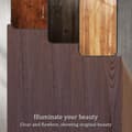 Pikkukuva 6 / 7: SKALO iPhone 15 Pro Max Wood karkaistu lasi TPU-suojakuori - Harmaa
