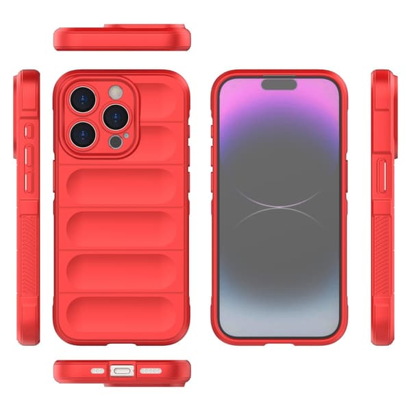 SKALO iPhone 15 Pro Max Rugged Bumpers TPU-suojakuori