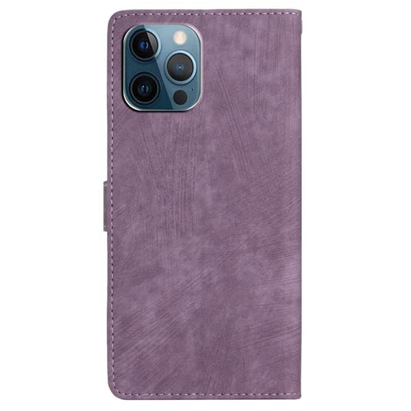 SKALO iPhone 15 Pro Max Lompakkokotelo PU-nahkaa - Violetti