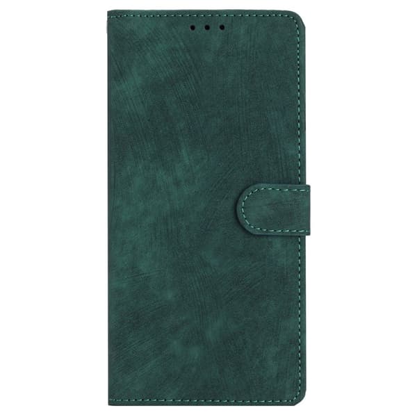 SKALO iPhone 15 Pro Max Flip Cover m. pung i PU-læder - Grøn