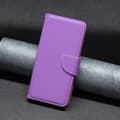 Pikkukuva 6 / 8: SKALO iPhone 15 Pro Max Litchi Lompakkokotelo - Violetti