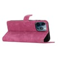 Pikkukuva 3 / 7: SKALO iPhone 15 Pro Max Lompakkokotelo PU-nahkaa - Cerise