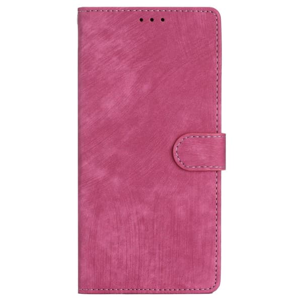SKALO iPhone 15 Pro Max Lompakkokotelo PU-nahkaa - Cerise