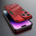 Pikkukuva 4 / 6: SKALO iPhone 15 Pro Max Hybrid BIBERCAS Suojakuori - Punainen