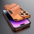 Pikkukuva 5 / 7: SKALO iPhone 15 Pro Max Hybrid BIBERCAS Suojakuori - Oranssi