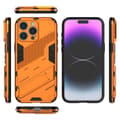 Pikkukuva 7 / 7: SKALO iPhone 15 Pro Max Hybrid BIBERCAS Suojakuori - Oranssi