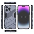 Pikkukuva 7 / 7: SKALO iPhone 15 Pro Max Hybrid BIBERCAS Suojakuori - Tummansininen