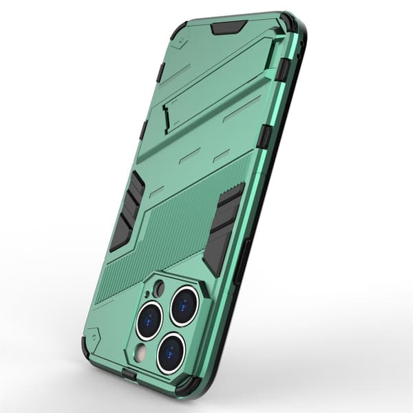 SKALO iPhone 15 Pro Max Hybrid BIBERCAS Suojakuori - Vihreä