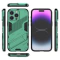 Pikkukuva 7 / 7: SKALO iPhone 15 Pro Max Hybrid BIBERCAS Suojakuori - Vihreä
