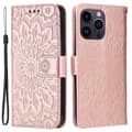 Pikkukuva 1 / 7: SKALO iPhone 15 Pro Max Mandala lompakkokotelo - Ruusukulta