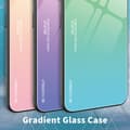 Miniatyrbillede 6 af 8: SKALO iPhone 15 Plus Gradient Hærdet glas TPU Cover - Blå