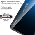 Pikkukuva 4 / 5: SKALO iPhone 15 Plus Gradientti karkaistu lasi TPU-suojakuori - Violetti-Sininen