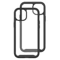 Miniatyrbillede 2 af 7: SKALO iPhone 15 Plus Stødsikker Clear Hybrid Cover - Sort