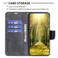 Miniatyrbillede 3 af 7: SKALO iPhone 15 Plus Flip Cover m. pung i PU-læder - Sort