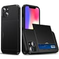 Pikkukuva 1 / 11: SKALO iPhone 15 Plus Armor Suojakuori korttikotelo - Musta