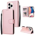 Pikkukuva 5 / 7: SKALO iPhone 15 Plus Lompakkokotelo PU-nahkaa - Ruusukulta