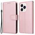 Pikkukuva 1 / 7: SKALO iPhone 15 Plus Lompakkokotelo PU-nahkaa - Ruusukulta