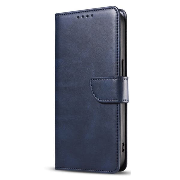 SKALO iPhone 15 Plus Premium Wallet Flip Cover - Blå