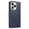 Miniatyrbillede 8 af 10: SKALO iPhone 15 Plus Premium Wallet Flip Cover - Blå