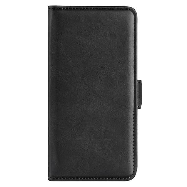SKALO iPhone 15 Plus Premium Wallet Lompakkokotelo - Musta