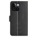 Pikkukuva 9 / 10: SKALO iPhone 15 Plus Premium Wallet Lompakkokotelo - Musta