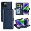 Miniatyrbillede 7 af 7: SKALO iPhone 15 Plus Premium Wallet Flip Cover - Blå