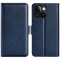 Miniatyrbillede 1 af 7: SKALO iPhone 15 Plus Premium Wallet Flip Cover - Blå