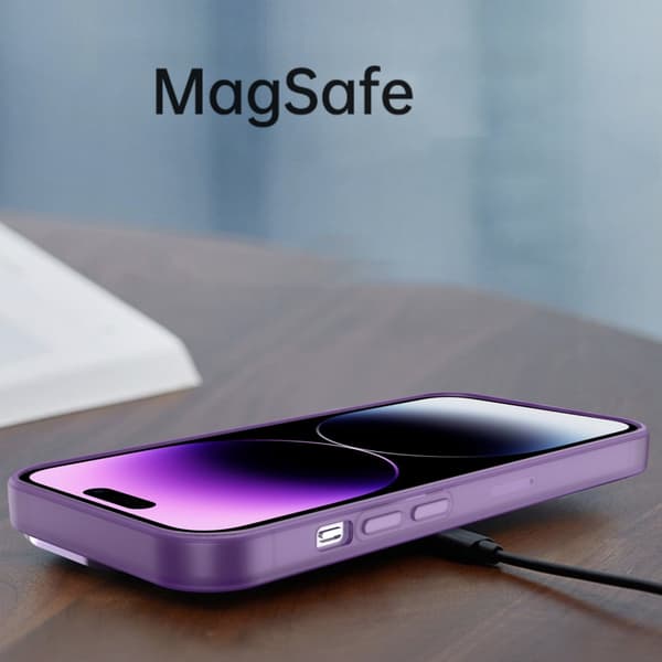 SKALO iPhone 15 Pro Colour Bumper Camera Ring Cover - Blå