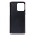 Pikkukuva 4 / 4: SKALO iPhone 15 Pro PU-nahkainen Korttikotelo - Ruusukulta