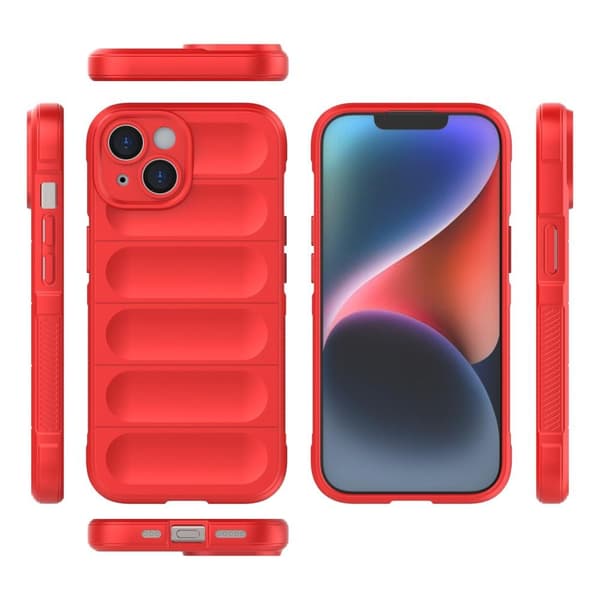 SKALO iPhone 15 Rugged Bumpers TPU-suojakuori