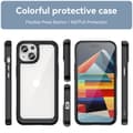 Pikkukuva 8 / 8: SKALO iPhone 15 Läpinäkyvä TPU suojakuori - Musta