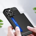 Pikkukuva 2 / 8: SKALO iPhone 15 Armor Suojakuori korttikotelo - Hopea