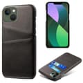 Pikkukuva 1 / 4: SKALO iPhone 15 PU-nahkainen Korttikotelo - Musta