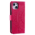 Pikkukuva 6 / 7: SKALO iPhone 15 Mandala lompakkokotelo - Cerise