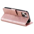 Miniatyrbillede 4 af 7: SKALO iPhone 15 Mandala Flip Cover - Rosa guld
